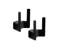 LKDCNUP Appendiabiti da parete, Coat Hooks Wall Mounted,2 Pack Coat Hooks Wall Mounted Coat Hanger Double Robe Hooks for Coat, Scarf, Bag, Towel, Key, Hat,D