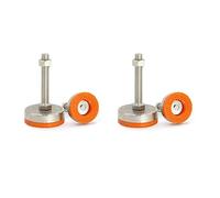 LKDCNUP Piedini regolabili, Piedino di livellamento for mobili 4 pezzi, piedino filettato regolabile, base in PVC