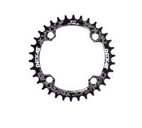 LKfjnhePF Monocorona MTB 104BCD Rotondo Stretto Largo Corona MTB Mountain Bike Bicicletta 104BCD 32T 34T 36T 38T Guarnitura Piastra Dente Parti 104 BCD Corone per Bicicletta(34T)