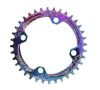 LKfjnhePF Monocorona MTB Corona 104BCD Rotonda 30t 32t 34t 36t 38t 40t 42t 44t 46t 48t 50t 52t Dente Singolo Dente Piastra MTB Mountain Bike 104 BCD Corone per Bicicletta(42,Oil Slick)