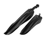 LKfjnhePF Parafango MTB 2 Pezzi parafanghi universali Regolabili for Mountain Bike, Set di Ali Anteriori e Posteriori for Bicicletta, for Acqua, Attrezzatura for Ciclismo(Rear 50cm Front 27cm)