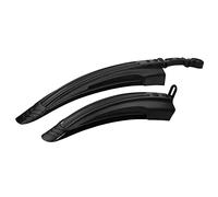 LKfjnhePF Parafango MTB 2 Pezzi Parafango Anteriore Posteriore for Bicicletta for parafanghi MTB da 20/22/24/26'' for Bici Accessori for Biciclette(Noir)