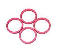 LKfjnhePF Serie Sterzo 4 Pz/Set Alluminio 5mm 28.6mm cap for MTB Ciclismo Forcella Rondella in Lega Auricolare STEM Spacer Bici da Strada(Red)
