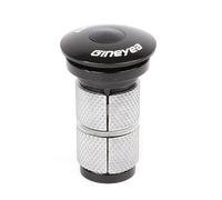 LKfjnhePF Serie Sterzo Bici Auricolari in Carbonio 28.6mm Tappo Superiore Vite Chiave Expander in Lega di Alluminio 1 1/8 Steerer Spina MTB Forcella della Bicicletta Strada Parte(Noir)