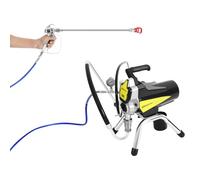 LKHDONG Airless, spruzzatore di vernice da parete, 1800 W, con tubo ad alta pressione e pistola a spruzzo, sistema di spruzzo elettrico per pareti, soffitti e ristrutturazioni