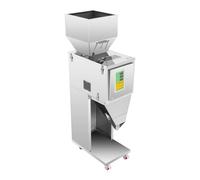 LKHDONG Riempitrice automatica per particelle da 10 a 999 g, con pedale, in acciaio inox, per fagioli, semi, cereali, tè, granulati