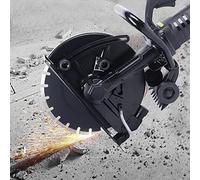 LKHDONG Sega per pietra, 2800 W, per calcestruzzo, fresa elettrica da parete, 355 mm, lama per sega a disco, taglierina a secco, per calcestruzzo con pompa dell'acqua, profondità di taglio 2 - 12 cm