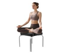 LKHDONG Sgabello da yoga, colore bianco, per yoga, inversion, max. 200 kg, con blocco rimovibile, per esercizi di yoga (nero, 100 kg)