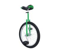LKHDONG Unicycle - Monociclo unisex da 20 pollici, con manici, per l'equilibrio, massimo 75 kg, 78 - 90 cm, altezza regolabile (verde)