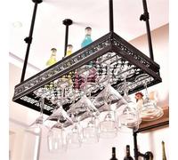 LKHGTR BOURS BOOTTI BOTTIGLIE APPUGGIO DOUPPI TERSO DI VINE BOTTIGLIE KTV CAPFE CREATIVE CAPFE/GRANDE DI VINE/PORTO CAMINO STANTE STANTE METTAMENTO METARO SHLEF SHLEF, NERO, L60*W32CM Made in China