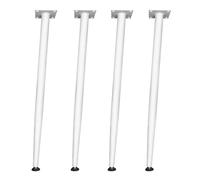 LKHGTR Gambe di mobili inclinati in metallo 43 cm 72 cm gambe da tavolo in acciaio pesante set di 4 per progetti di mobili fai -da -te Made in China