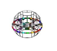 LKHLTBF Drone rc per competizioni di Calcio Wi Fi FPV Pressione dell'Aria Altezza Mantenimento Elicottero induzione a infrarossi rc Palla Volante Giocattoli Regali,Nero,Triple Battery