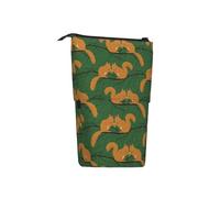 LKHVGY Astuccio telescopico con motivo a scoiattolo carino con motivo animale, astuccio telescopico, per cosmetici, cancelleria da scrivania, organizer per forniture per ufficio, Come nella foto