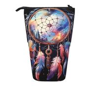 LKHVGY Astuccio telescopico con stampa di molti cavalli, astuccio carino per cancelleria, portapenne telescopico, portapenne per ufficio, regalo per vacanze, Acchiappasogni magico, Taglia unica