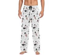 LKHVGY Pantaloni da pigiama da uomo, pantaloni separati, morbidi, da uomo, con tasche, Schiaccianoci di Natale, XXL