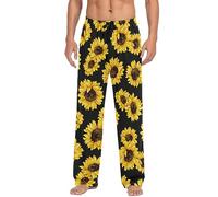LKHVGY Pantaloni del pigiama da uomo con bandiera dell'aquila calva nordamericana, pantaloni da pigiama da uomo, pigiama, pigiama, pigiama, pantaloni da notte S, Multicolore.29, S
