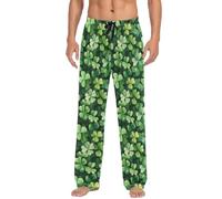 LKHVGY Pantaloni del pigiama da uomo di San Patrizio, morbidi, lunghi, con tasche, Come nella foto, M