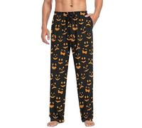 LKHVGY Pantaloni pigiama da uomo per Halloween, morbidi, separati, da uomo, pantaloni da salotto, Halloween10, S