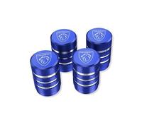 LKILFUWX 4 Pezzi Tappi Valvole Pneumatici Auto, per Peugeot 206 207 208 306 307 308 4007 5008 407 Resistenti alla Corrosione Tappi Auto Gomme Antipolvere Tappini Gomme Facile da Usare,C