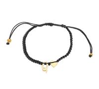 LKingel Braccialetto con iniziale a forma di cuore delicato per ragazze adolescenti, regalo dell'amicizia, regolabile, fatto a mano, intrecciato con iniziali, braccialetto da donna dalla A alla Z
