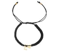 LKingel Braccialetto con iniziale a forma di cuore delicato per ragazze adolescenti, regalo dell'amicizia, regolabile, fatto a mano, intrecciato con iniziali, braccialetto da donna dalla A alla Z