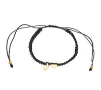 LKingel Braccialetto con iniziale a forma di cuore delicato per ragazze adolescenti, regalo dell'amicizia, regolabile, fatto a mano, intrecciato con iniziali, braccialetto da donna dalla A alla Z
