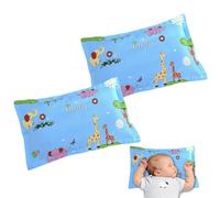 LKJAUOZ 2 Pezzi Fodera per Cuscino, Federa per Cuscini per Bambini, Fed era Decorativa per Cus cino Fe dera Cu scino in Cotone, Fede ra per Cusc ino da Viaggio, Modello di Dinosauro,feder a cuscin o