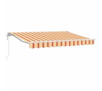 LKJephalotrop Tenda da sole con braccio articolato, 250 x 200 cm | Parasole flessibile per balcone e veranda: mezza cassetta con manovella per una regolazione ottimale dell'ombra all'aperto.