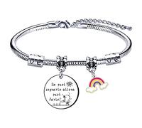 LKJHGF Bracciale Donna per Migliore Amica - Regalo di Laurea e Compleanno Originale - Braccialetti Amicizia