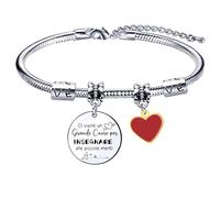 LKJHGF Bracciale Regalo per Maestra e Insegnante Donna - Professoressa Fine Anno Elementare e Asilo