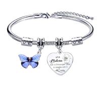 LKJHGF Reaglo Madrina Bracciale Regalo per Battesimo, Cresima e Feste Speciali