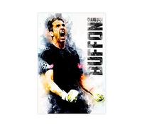 LKJHLK Gianluigi Buffon Poster Calcio Giocatore di Calcio Tela Decorazione Camera Da Letto Stampe Immagini Ufficio Dorm Room Decor Regali 30 × 45 cm Senza Cornice Stile 1