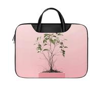 LKJTRF Borsa a tracolla per computer portatile con foglie e radici da 17 pollici, impermeabile, portatile, borsa messenger per donne e uomini, stile-16