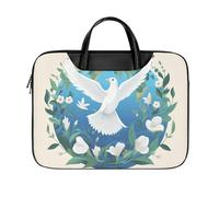 LKJTRF Peace on Earth Borsa a tracolla per computer portatile da 17 pollici, impermeabile, portatile, borsa messenger per donne e uomini, stile-20
