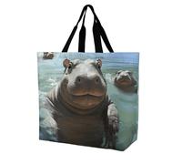 LKJTRF Simpatica borsa a tracolla da donna, stile casual, riutilizzabile, per shopping, viaggi, lavoro