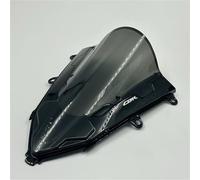 LKLNCXC Deflettori Antivento per Moto for Il 2019 2020 2021 2022 2023 2024 2025 for CBR 650R Parabrezza a Doppia Bolla Nero Iridium for Parabrezza for Moto CBR650R(Carbon Black)