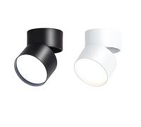 LKLNCXC Faretti LED LED Downlight Ceiling Spot Lights for Living Lamp 9w 12w 15w Lighting for Kitchen Bathroom Light Surface Mounted(White,Cold WHITE-DIMMABLE-12W)