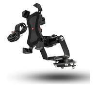 LKLNCXC Supporto per telefono per moto For Africa Twin CRF1000L 2018 2019 Supporto for parabrezza for moto, supporto for telefono cellulare, piastra di navigazione GPS, accessori(USB charging B)