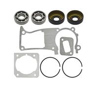 LKMBvxF Cuscinetto a Sfere per Albero Motore da 45 mm, Anelli e guarnizioni per Motosega Hus 346XP 350 351 353, Cilindro/Carter/guarnizioni