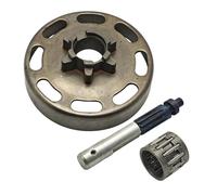 LKMBvxF Gruppo pistone Pompa Olio Tamburo Frizione pignone Motosega 3/8"-6T per Hus 135 140 135E 140E Serie E, Ricambio per attrezzo da Giardino