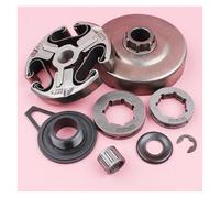LKMBvxF Gruppo Tamburo Frizione per Motosega Hus 365 362 371 372, Pezzo di Ricambio, pignone, rondella a Vite Senza fine, Clip, Kit Cuscinetto ad Aghi