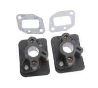 LKMBvxF Kit carburatore 4 Pezzi per decespugliatore, tagliabordi, Pezzi di Ricambio, collettore di aspirazione con Guarnizione 1E40F-5 44F-5 BC430 CG430 CG520 43CC 52CC