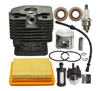 LKMBvxF Kit Cilindro e pistone da 42 mm per S-ihl FS450 FS 450 Filtro Aria Carburante Guarnizione Olio Pompa di innesco Tappo Tagliaerba 4128 020 1211
