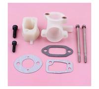 LKMBvxF Kit collettore Gomito di aspirazione per Hus 61 268 Guarnizioni Vite carburatore 503496901, 501806602, 503446501 Motosega
