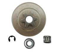 LKMBvxF Kit di rondelle e Clip E per Tamburo Frizione con Passo 3/8 e 6 Denti per Motosega S-IHL 017 018 021 023 025 MS170 MS180 MS210 MS230 MS250