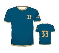 Lkmieos Vault 33 - Maglietta a maniche corte con stampa 3D, motivo: Lucy Fallout, unisex, 03, XL