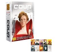 LKNBIF Coup Reform Card Game, Game from The World of The Resistance 2-6 Players 15 Min Card Games Family Games, Party Game for Kids and Adults (White)