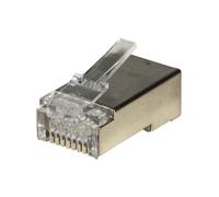 Plug link rj45 cat 6 schermato per cavo solido - confezione 100pz lkpl86p