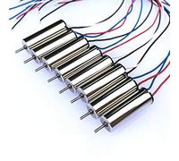 Lkq-Motori 10 PZ 3.7 V 720 Coreless DC Motor 48000RPM Micro ad alta velocità DIY RC Drone Mini modello Elicottero RC Drone Model, grande capacité de charge(Red blue)