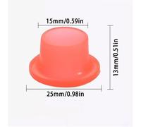 Lkq-Rondelle piatte Faucet Leak-proof Sealing Gasket Rubber Pipe Hose Sealing Washer Silicone Gasket Seal For Plumbing Plug Prevent Leakage, Saldamente e durevolmente(Red,30Pcs)